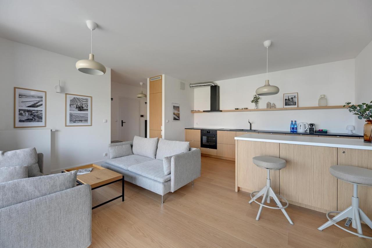 Tarasy Baltyku Seaside, Sauna, Gym & Free Parking By Downtown Apartments กดัญสก์ ภายนอก รูปภาพ