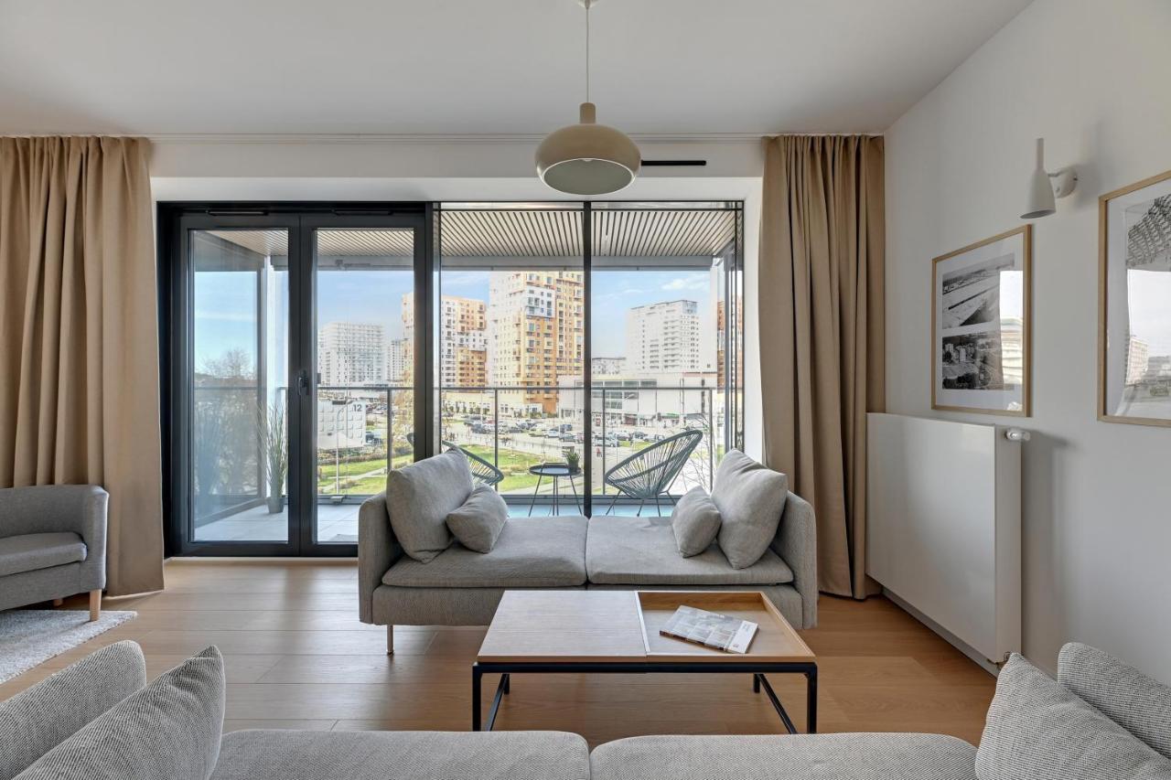 Tarasy Baltyku Seaside, Sauna, Gym & Free Parking By Downtown Apartments กดัญสก์ ภายนอก รูปภาพ